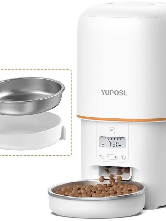 yuposl Other - Automatic Cat Feeder 4L Pet Feeder Auto Cat Food